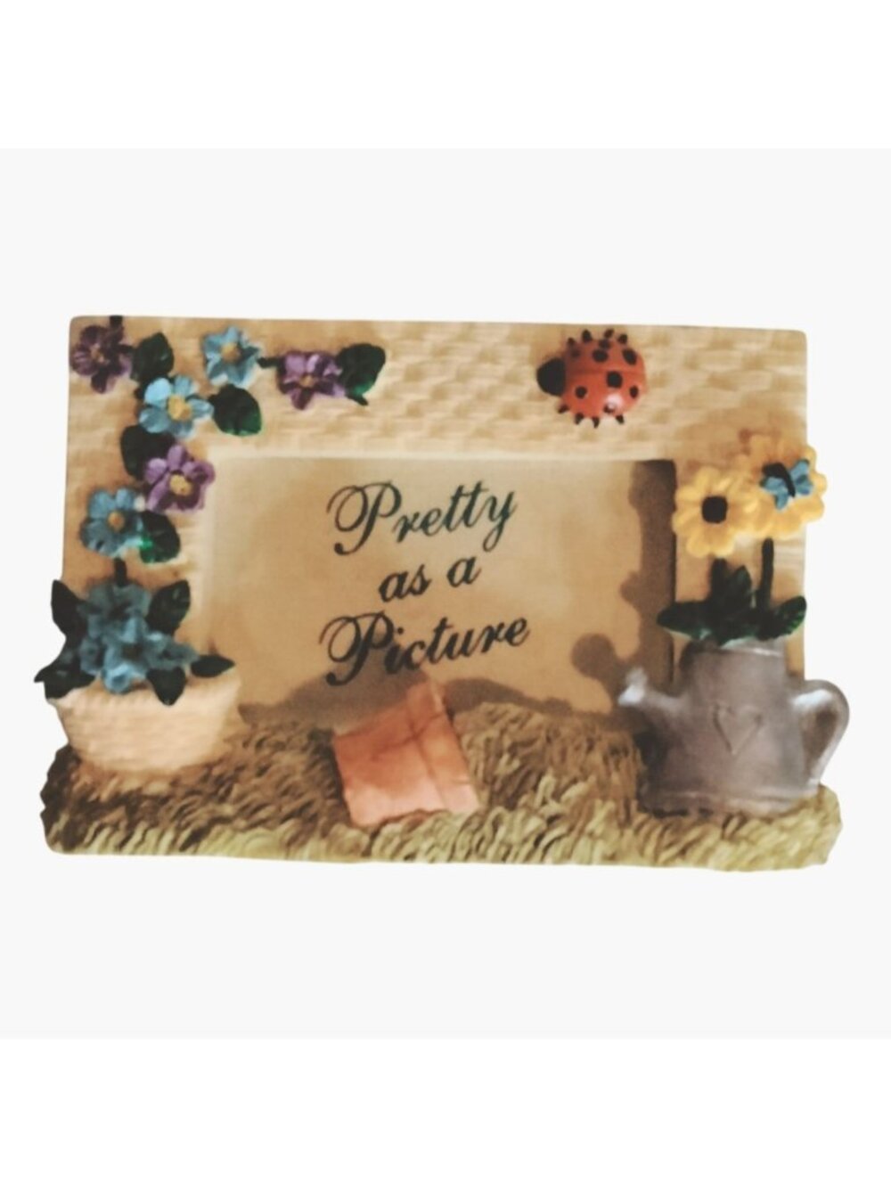 Pretty As A Picture Floral Mini Frame Decorative Gardener Photo